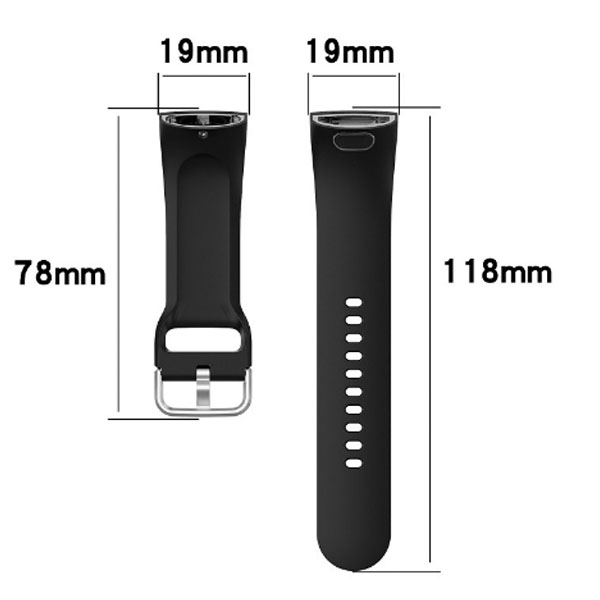   silicone strap For Amazfit X （big size）	  _1