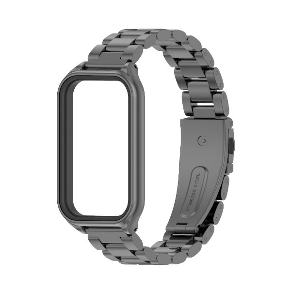    Mijobs Metal Strap For Redmi Band 2/ Mi Band 8 Active   _1