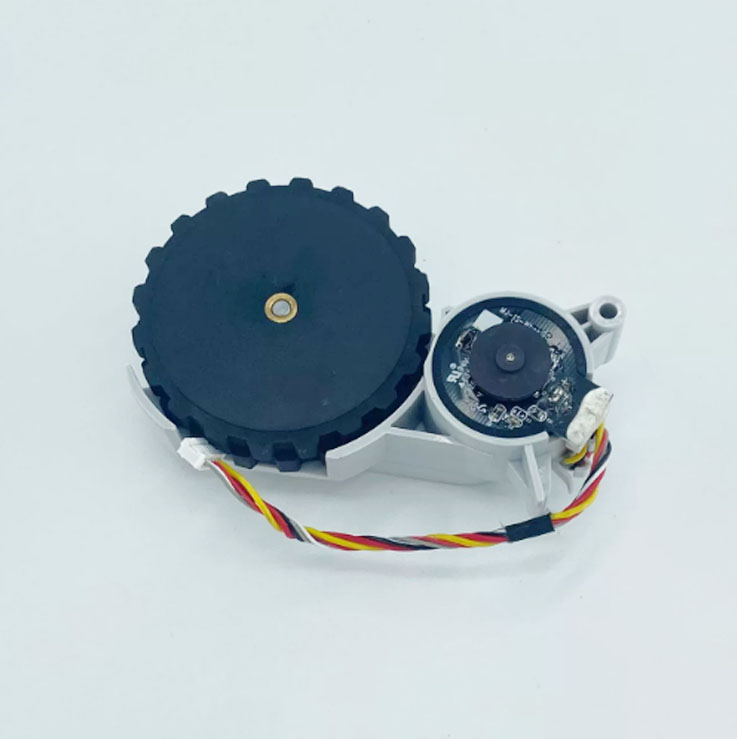    Original White Wheels (L+R) For Xiaomi Mijia E10 B112 E12 /Mi Robot Vacuum-Mop 2 Lite	   _1