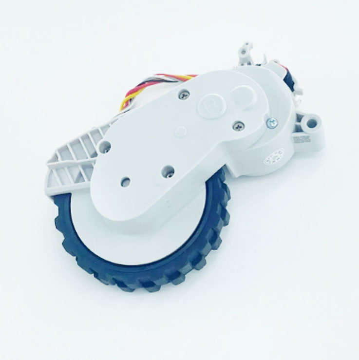    Original White Wheels (L+R) For Xiaomi Mijia E10 B112 E12 /Mi Robot Vacuum-Mop 2 Lite	   _2