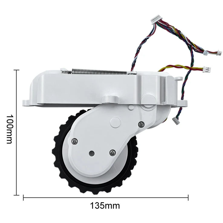  Original white Wheels (L+R) For Xiaomi Mijia STYTJ02YM MVXVC01-JG Viomi V2 Pro  _1