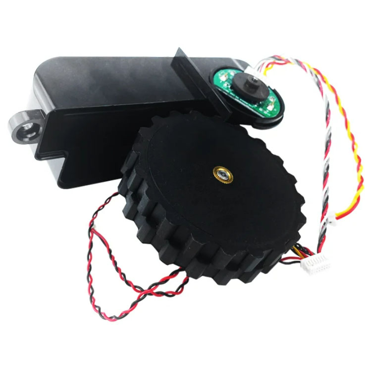   Original Black Wheels (L+R) For Xiaomi Mijia STYTJ02YM MVXVC01-JG Viomi V2 Pro  _3