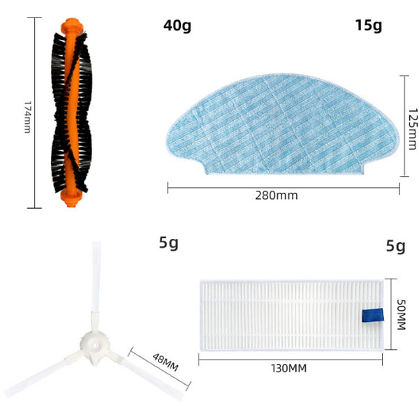  Replacement Kits For Tefal 20 40 RG6825 ISWEEP X3 _1