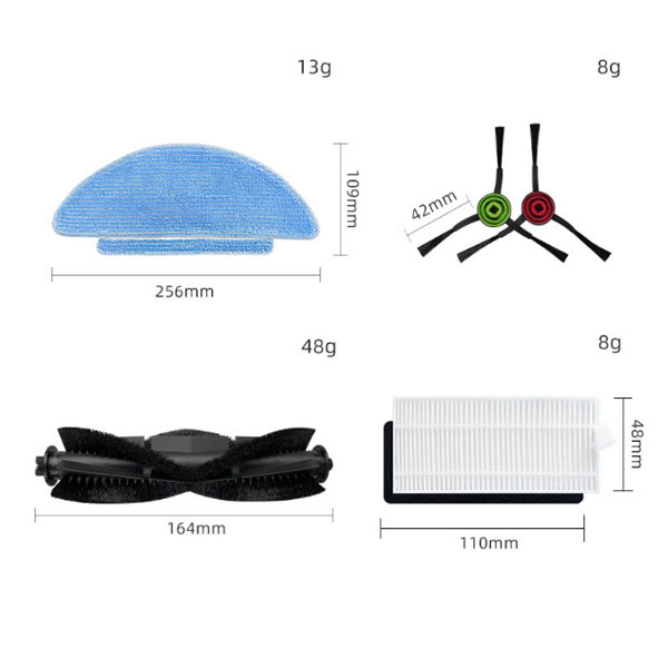  Replacement Kits For  iLife T10s/Tikom L9000 / Aonus i8/Laresar L6 Nex  _2