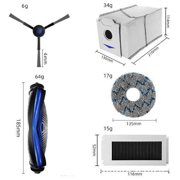  Replacement Kits For Ecovacs N30 omni pro _1