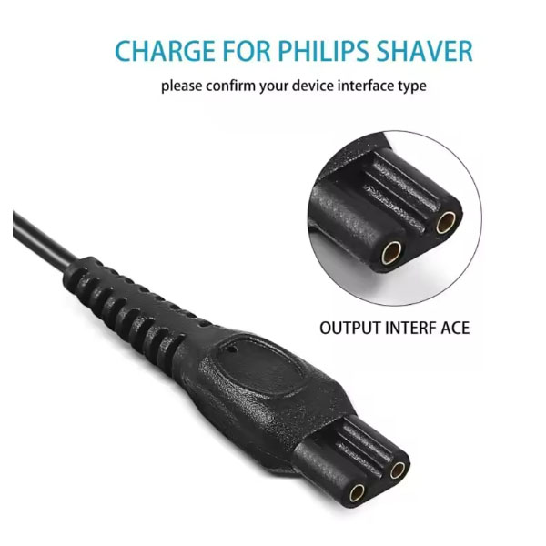  HQ850 8V Shaver Charger Cord Fit for Philips HQ850 HQ912 HQ913 HQ914 HQ915 HQ916 HQ988 Electric Shaver Razor Adapter Power _2