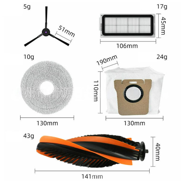  Replacement Kits For Midea V12 Pro  _1
