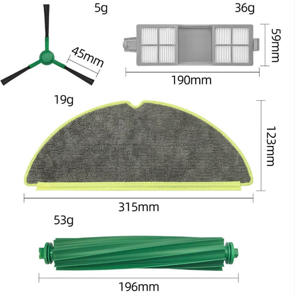  Replacement Kits For iRobot Roomba 205 DustCompactor Vac / Combo  _1