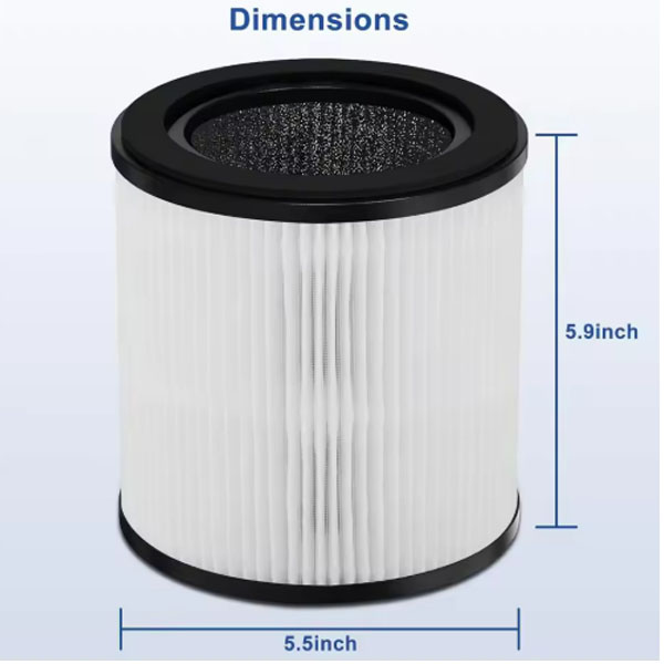  2pcs /box  replacement filter,compatible with MOOKA B-D02L/M05 Air purifier,Also fits VEWIOR B-D02U&KOIOS B-D02L air purifier _1