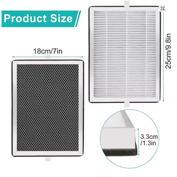  MA-25 H13 True HEPA Replacement Filter Compatible for Medify MA-25 Air Purifier, 3-In-1 Pre-Filter, True HEPA _1