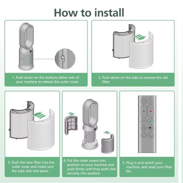  2-IN-1 Filter for Dyson PH01 HP07 HP10 TP07 TP10 TP09 HP09 HP06 TP06 Air Purifier  _4