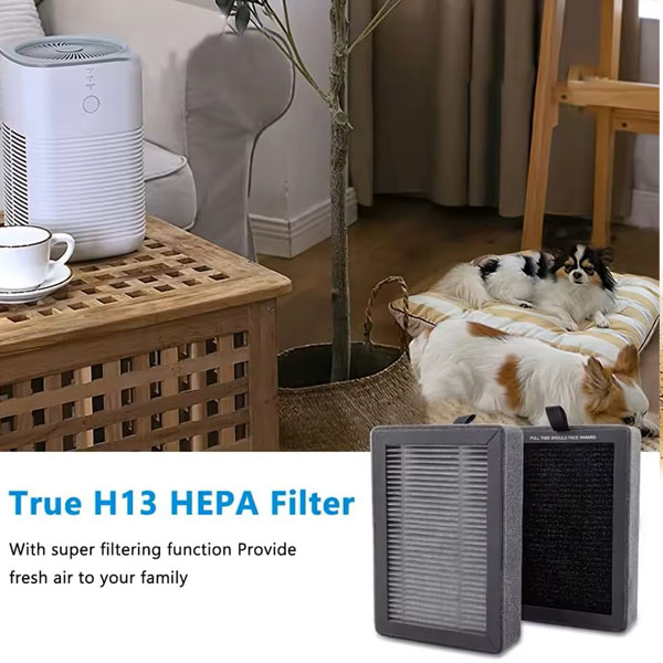  LV-H128 Replacement Filter Compatible for LEVOIT LV-H128 Air Purifier, LV-H128 H13 True HEPA Replacement Filter 2 Pack _5