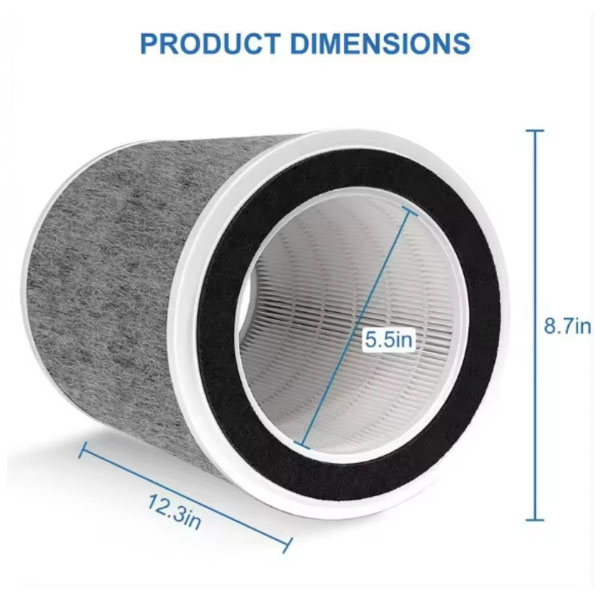  Shark HP200 HP201 HP202 Replacement HEPA Filter - High Efficiency Air Purifier Filter for Shark HP200 HP201 HP202 Series _2