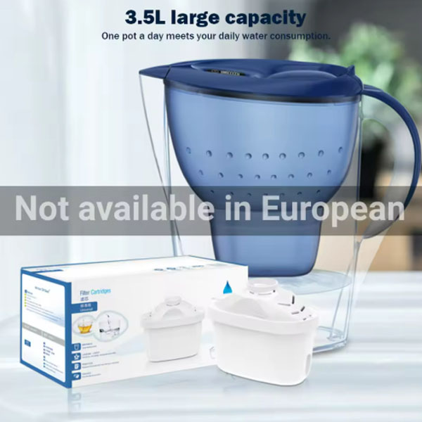   6pcs/box Water Filter Jug Cartridges for Brita- Maxtra Reducing Limescale Chlorine Replacement Filter _2