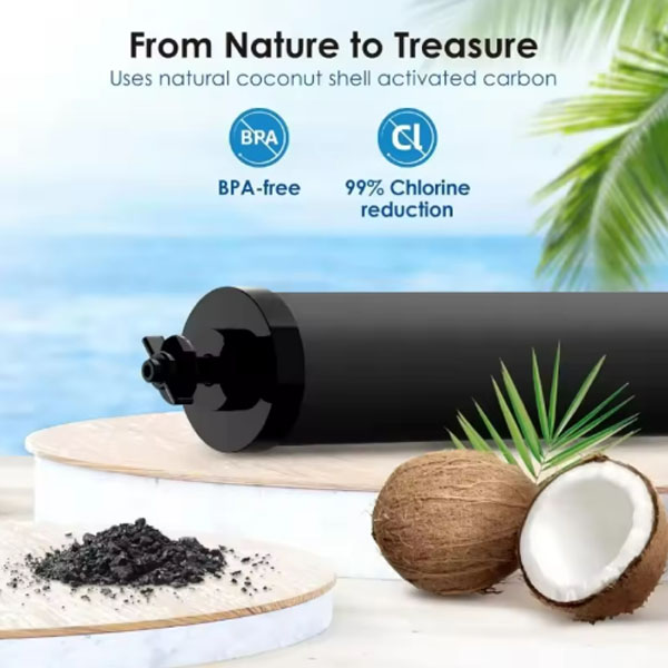  BB9-2 Activated Carbon Water Filter 2 Pack for Black Berkey Gravity Fed Purification System Replacement _3