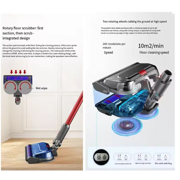   Floor Brush Head Tool Replacement For Dyson V7 V8 V10 V11 V15 _4