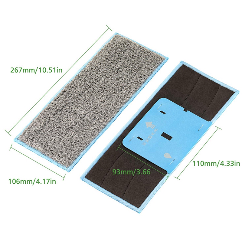 Mopping Pads Replacement For iRobot Braava M6 Mop Floor Sweeper Vacuum Cleaner parts 