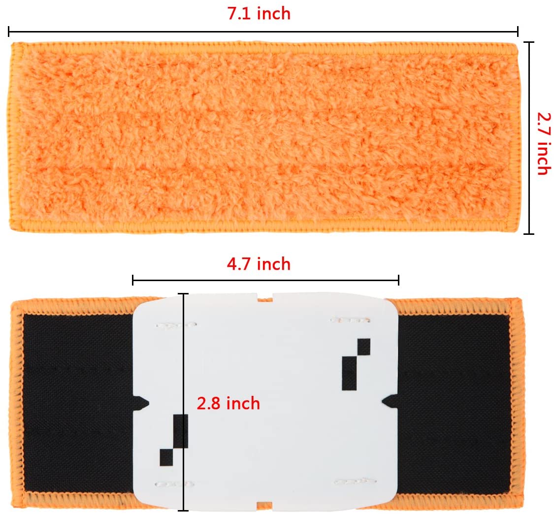  3pcs Washable Mopping Pads Cloth Replacement Parts For iRobot Braava Jet 240 241 Vacuum Cleaner Accessories  