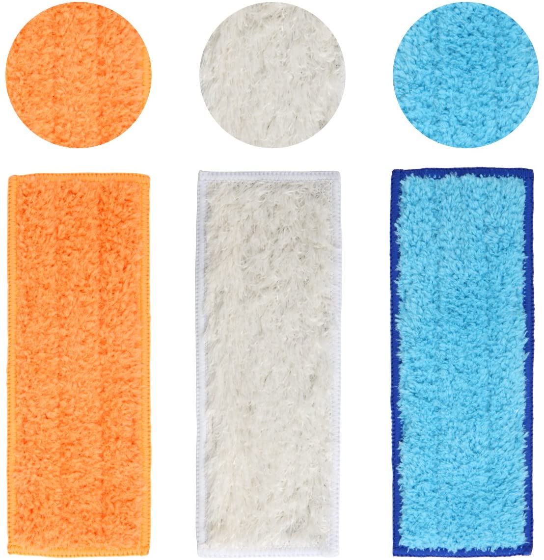  3pcs Washable Mopping Pads Cloth Replacement Parts For iRobot Braava Jet 240 241 Vacuum Cleaner Accessories  
