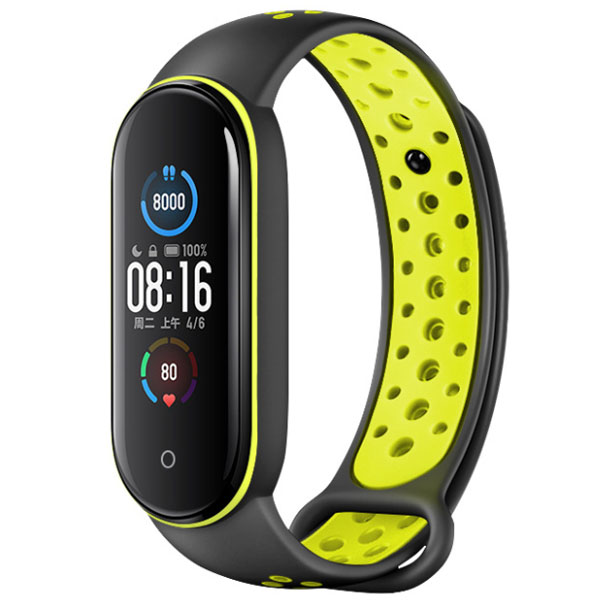  Breathable Silicone Strap For Miband 6 