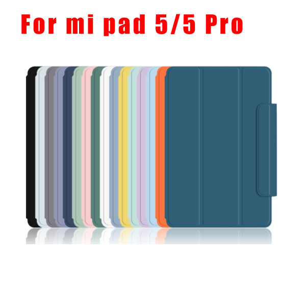  OEM Magnetic suction dormant leather case For mi pad 5/5 Pro    