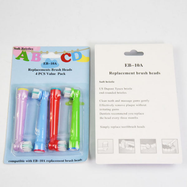   4pcs Replacement Kids Children Tooth Brush Heads For Oral-B Electric Toothbrush Fit Advance Power/3D Excel/Triumph/Pro Healt  _1