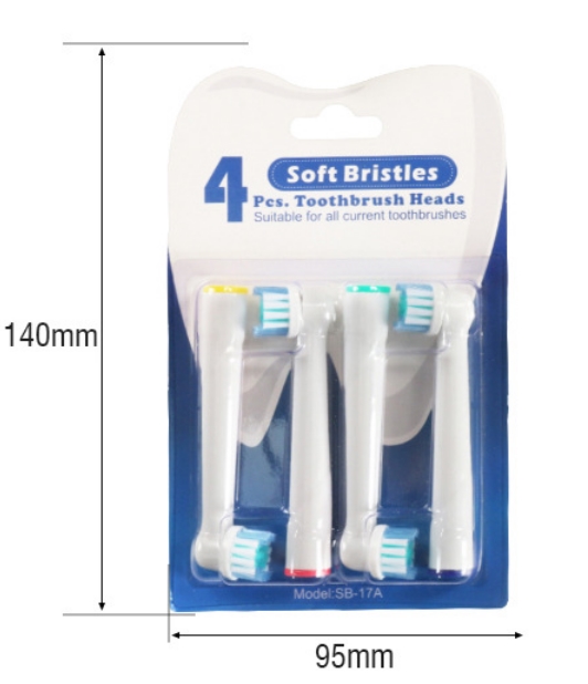   4Pcs/Set  YE-17A Electric Toothbrush Head For Oral B Electric Toothbrush  