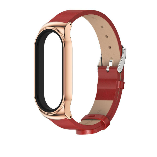  mijobs PU leather strap for miband  7/ 7 NFC 