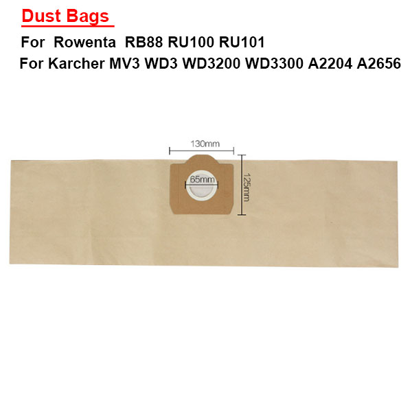  Dust Bags For Rowenta RB88 RU100 RU101  _1