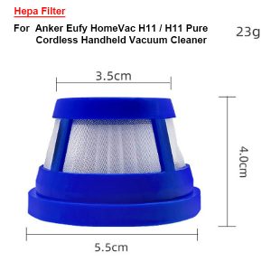 Hepa Filter Kit for Anker Eufy HomeVac H11 / H11 Pure Cordless Handheld Vacuum Cleaner
