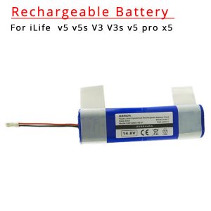 Rechargeable Battery For ILIFE V3s V5s V8s DF45 DF43 V3 X3 V50 V55 V5Lpro 14.8V 2600mAh