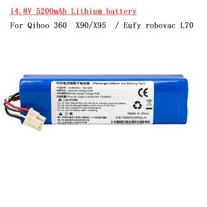 14.8V 5200mAh Lithium battery For Qihoo 360 X90/X95/ Eufy robovac L70